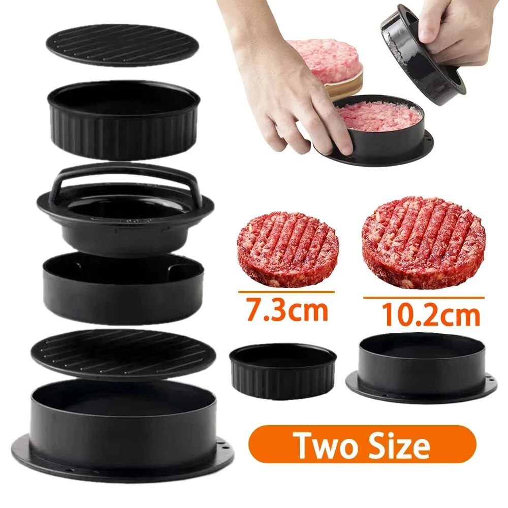 Kitchen Helper Gadgets - Круглый пресс для гамбургеров, гриль для