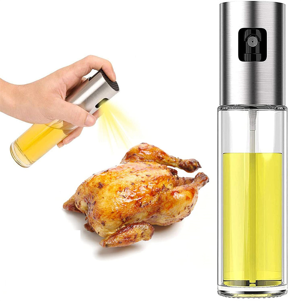 Oil Mister Spray Bottle - Стеклянный распылитель для масла, оливкового масла,
