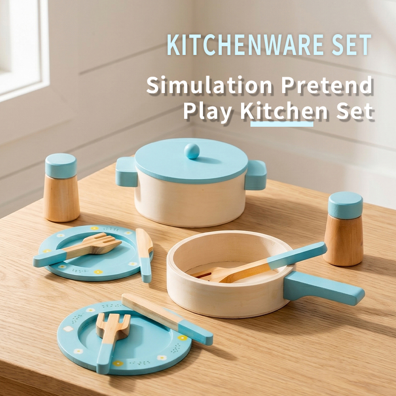 Kitchen Gadgets For Kids - Деревянный игровой набор для кухни для