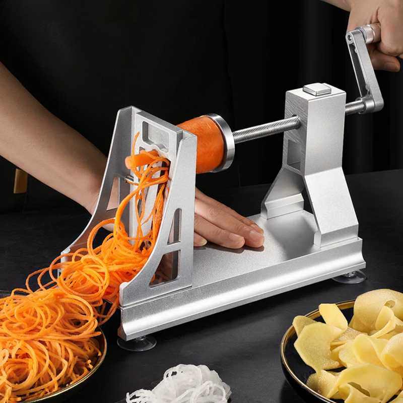 Spiralizer Vegetable Noodle - Металлический спиральный измельчитель для овощей с