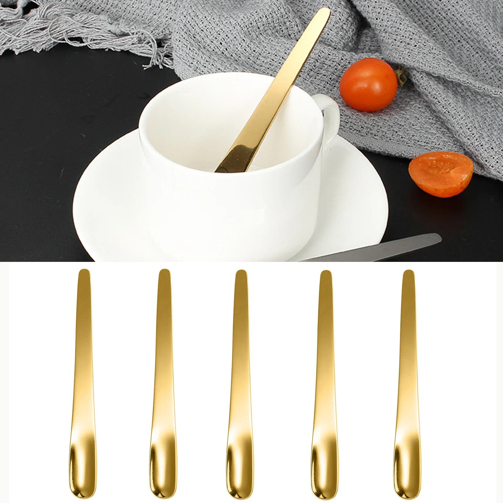 Kitchen Gadgets Blender - 5 шт., кофейная ложка, нержавеющая сталь