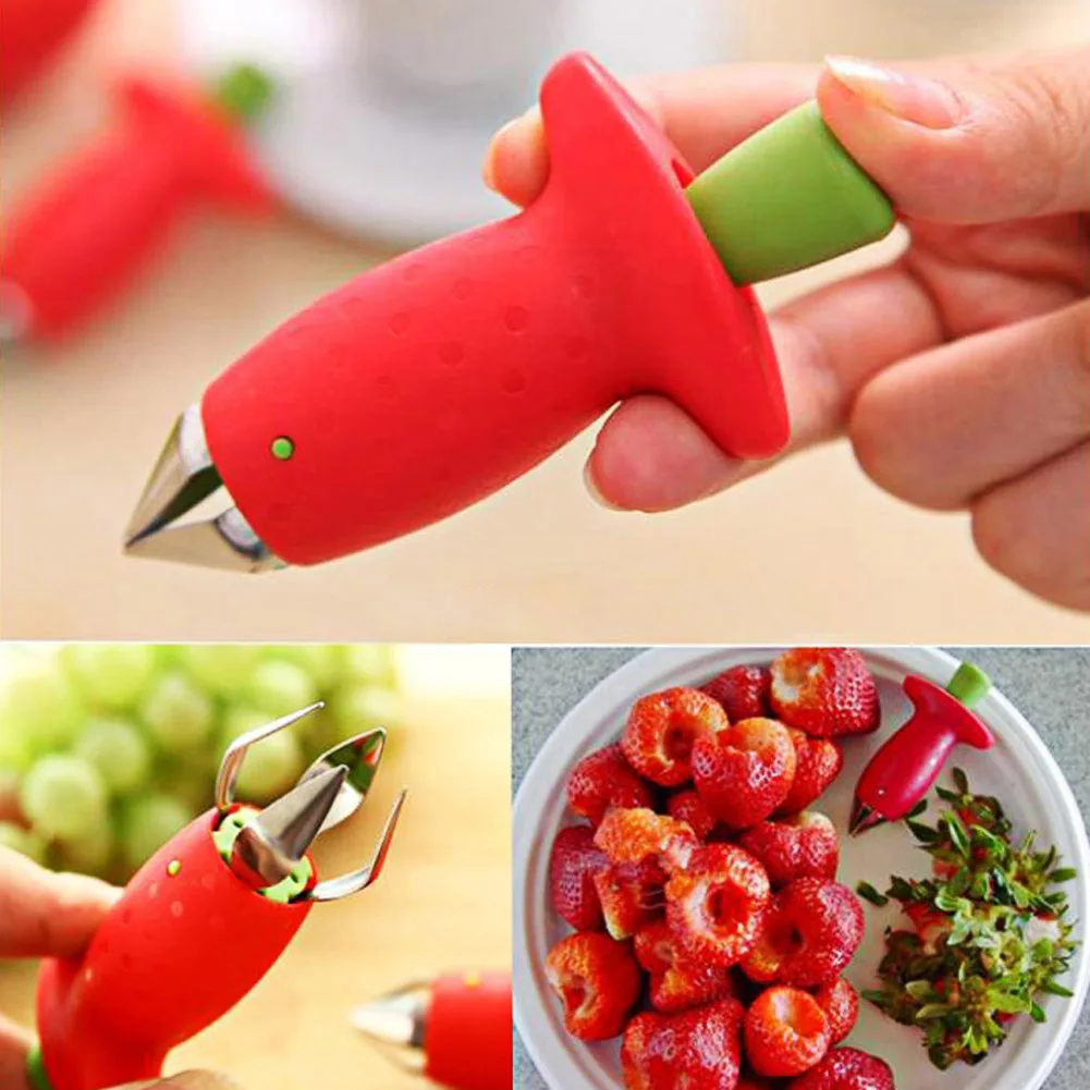 Kitchen Gadgets Novelty - Очистка клубники, кусачки для ананаса, новинка,
