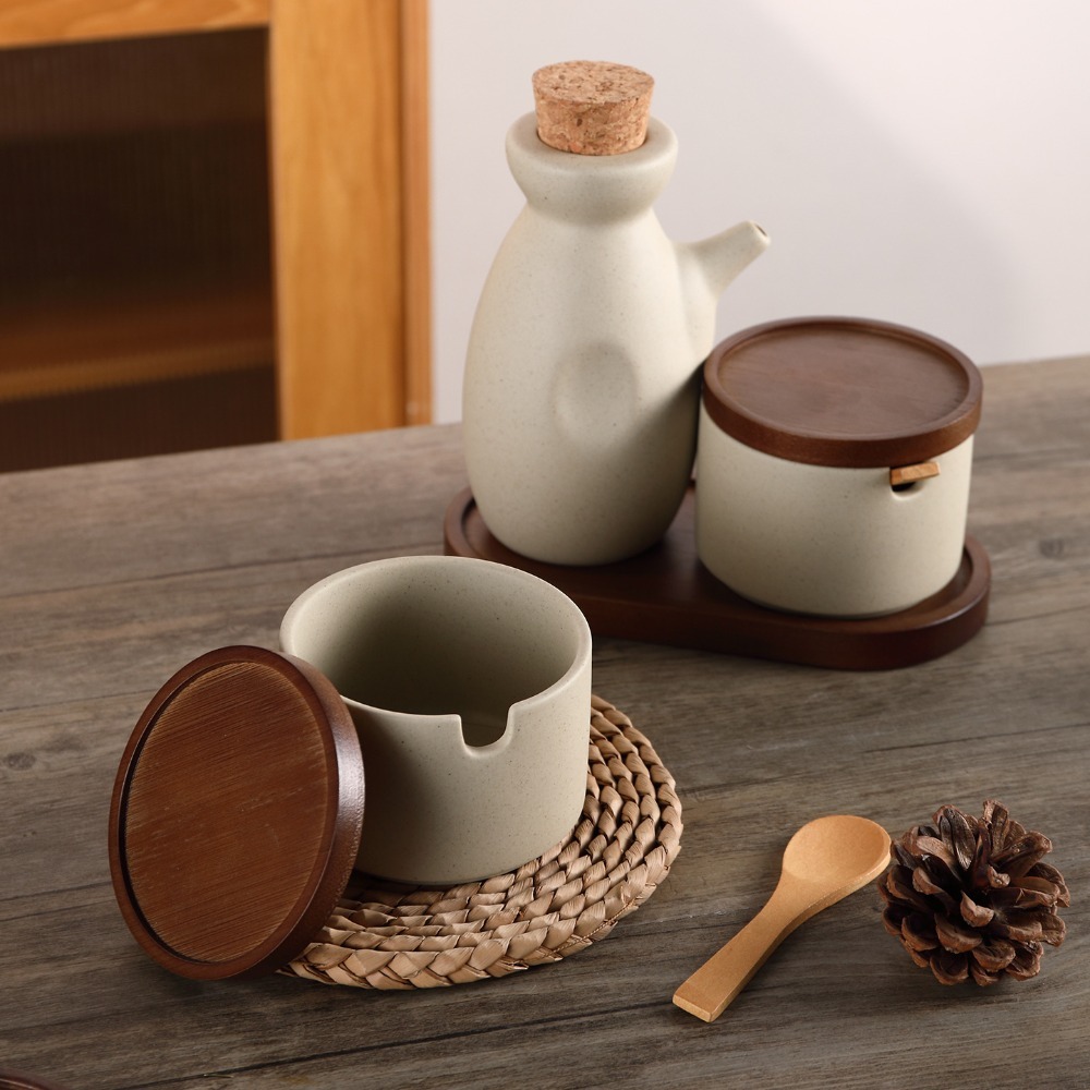 Kitchen Gadgets Japanese - Кухонные принадлежности: Японская керамическая банка для