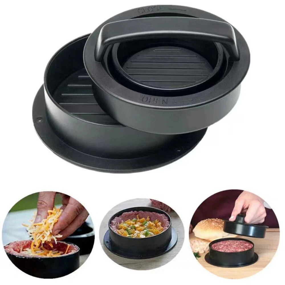 Круглый пресс для гамбургеров, – обзор и цена Kitchen Helper Gadgets