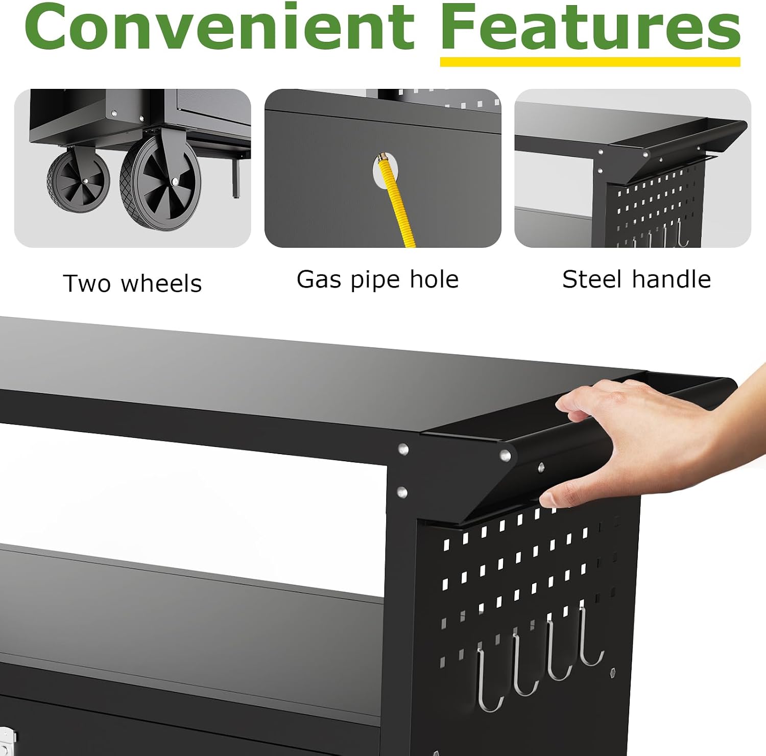 Уличный стол-тележка для гриля – обзор и цена Kitchen Gadgets Organizer