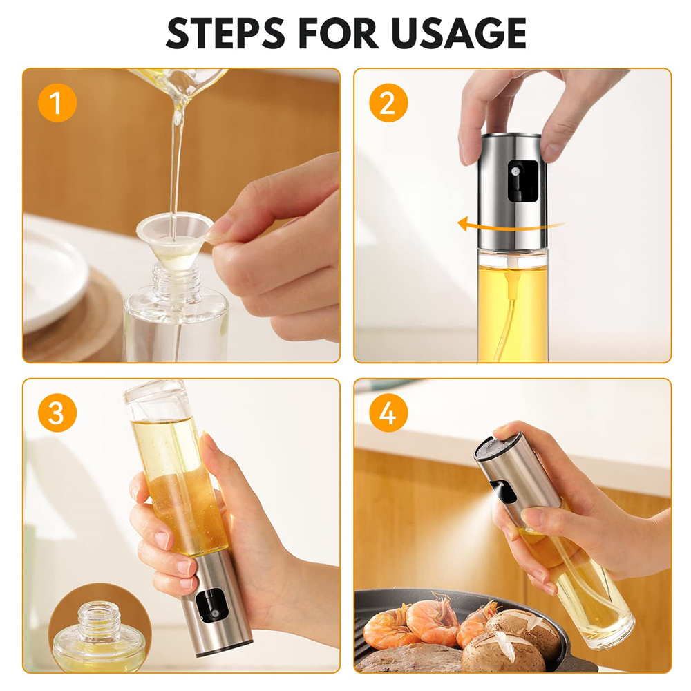 Стеклянный распылитель для мас – обзор и цена Oil Mister Spray Bottle