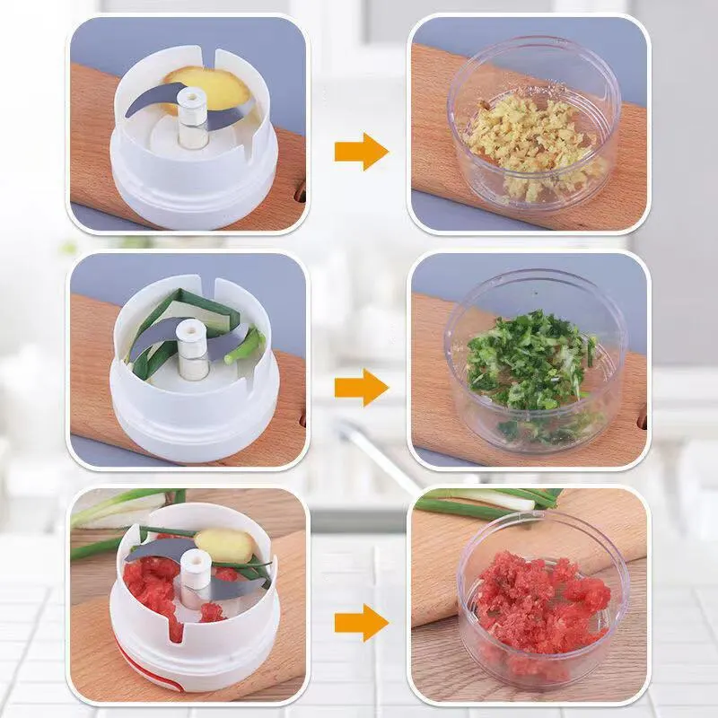 Пластиковая дробилка для чесно – обзор и цена Kitchen Gadgets Vegetable Chopper