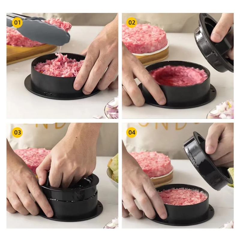 Круглый пресс для гамбургеров, – обзор и цена Kitchen Helper Gadgets