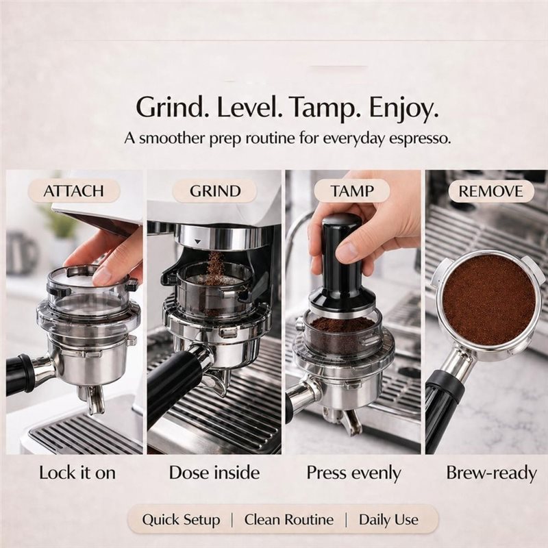 B51CNEW! Воронка для дозирован – обзор и цена Breville Espresso Barista Express
