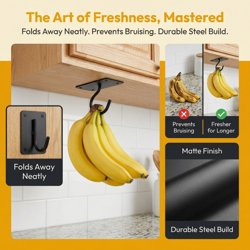 Черный металлический самоклеящ – обзор и цена Kitchen Gadgets Organizer